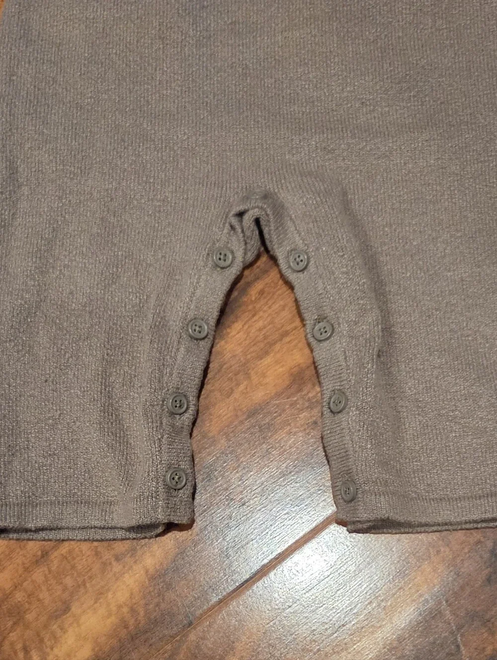 Janie and Jack EUC Tan/Blue Polar Bear One-Piece Sweater Romper